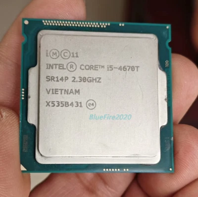 Intel Core i5 4670T 2.3GHz Quad Core Socket 1150 Haswell Processor CPU SR14P - Image 1 of 3