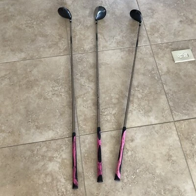 Three TOUR MODEL T7 BETA woods set 5, 7, and 9  Ti-flex 68 Ladies right hand - Image 1 of 4
