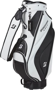 Bolso de golf Bridgestone para hombre MODELO BÁSICO 9 x 47 pulgadas 2,9 kg blanco negro CBG422 - Imagen 1 de 3