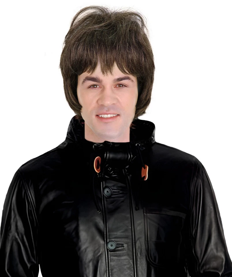 Liam Gallagher Inspired Wig – 90s Britpop Rock Star Fancy Dress for Adults - Image 1 of 4