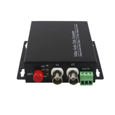 PRIMEDA TELECOM Digital Video Fiber Optical Media Converters 2CH for CCTV Tx/Rx Singlemode