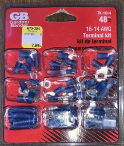 Kit de terminal 16-14AWG de 48 piezas - Imagen 1 de 1