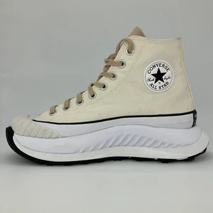 New CONVERSE Sneakers Womens 10.5 Beige Oat Milk All Star Chuck Taylor A04970C - Picture 1 of 17