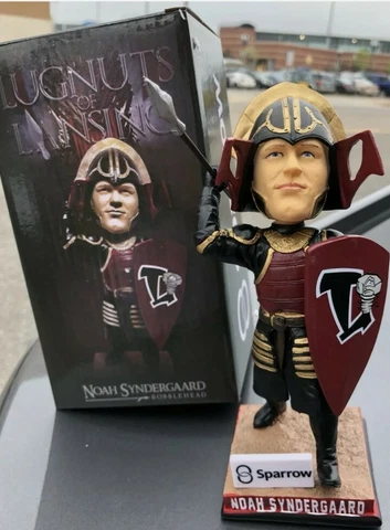 Noah Syndergaard Game Of Thrones Bobblehead Lansing Lugnuts GOT New York Mets Cover