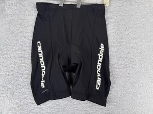 VNTAGE Cannondale Shorts Womens Medium Black Nylon Spandex Blend Padded - Picture 1 of 14