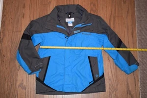 Columbia Youth Interchange Jacket Blue Gray Size 6/7 Waterproof Winter Coat - Picture 1 of 3