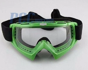 GREEN DIRT BIKE ATV MOTORCYCLE GOGGLE MOTOCROSS U GOGGLE-GREEN - Picture 1 of 1