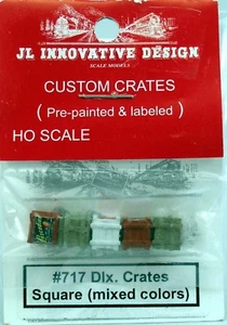 JL Innovative HO/HOn3 DIX Crates Pkg./5 (717) - Picture 1 of 1