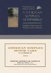 American Simplex 1909 - Mechanical Masterpiece American Simplex Automobile - Imagen 1 de 1