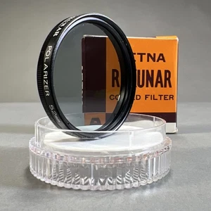 Vintage Rokunar Polarizer Circular Lens Filter 52mm Japan Orig Box - Picture 1 of 8