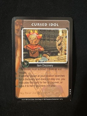 Cursed Idol 082 Tomb Raider Trading Card Game TCG CCG 1999 - Image 1 of 2
