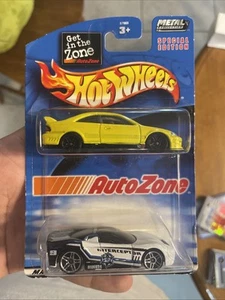 Hot Wheels AUTO ZONE 2 Pack W/ Honda Civic Plus 40 Somethin’ Yellow Rare Sealed - Picture 1 of 9