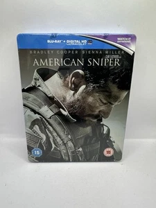 AMERICAN SNIPER - UK EXCLUSIVE BLU RAY STEELBOOK - NEW & SEALED - Picture 1 of 4
