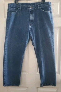 Wrangler Jeans Herren 40 x 29 Greensboro NC Patch Straight Leg 100% Baumwolle  - Bild 1 von 6