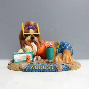 Danbury Mint Figurine Perpetual Calendar Month AUGUST - Picture 1 of 7