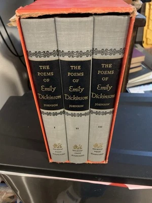 the poems of emily dickinson 3 box set fourth printing 1968 MINT - Image 1 of 4