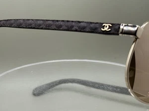 Nuevas gafas de sol serializadas Chanel hechas en Italia 4207 c.395/T6 60-14-135 sin etiquetas - Imagen 1 de 23