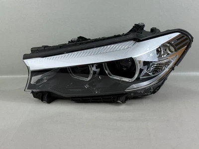 很好! 2017-2020 宝马 5 系列 G30 左驱动 LH 非自适应 LED 车头灯 原始设备制造商 — 第 1/4 张图片