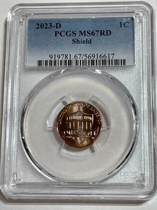 2023 D Lincoln Cent PCGS MS67RD Penny - Picture 1 of 2
