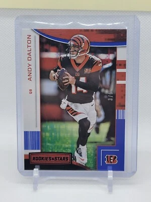 ANDY DALTON 2018 PANINI ROOKIES & STARS #3/5 SSP BENGALS #66 - Image 1 of 3