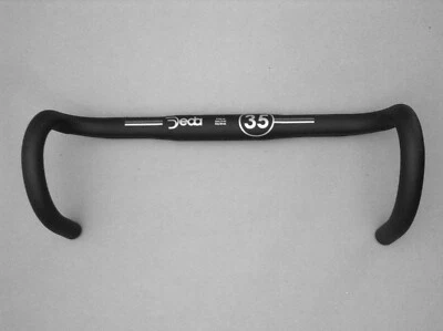 Deda Elementi Trentacinque 35mm Handlebar Compact 35mm x 44cm O-t-O Black Silver - Image 1 of 2