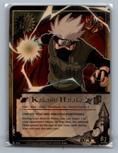1x NARUTO CCG KAKASHI HATAKE 526 SUPER RARE GOLD FOIL SHONEN JUMP SEALED - Picture 1 of 1