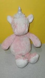 10" Carters Unicorn Plush White Pink Silver Horn Baby Girl Stuffed Lovey Toy - Picture 1 of 3
