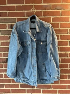 New Look Womens Jeans Jacket SZ L (W1) - Picture 1 of 3