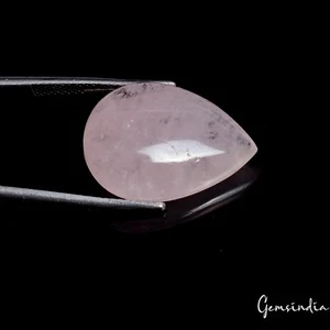 Piedra preciosa pulida morganita rosa natural de 14,10 quilates SIN TRATAR CERTIFICADA rara - Imagen 1 de 4