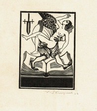 VICTOR STUYVAERT: Exlibris vor Schrift (?)