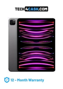 Apple iPad Pro 12.9" 6th Gen (128GB) (2022) Wi-fi+Cell Warranty - Very Good - Picture 1 of 12