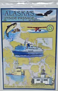 Alaska's Inside Passage Reiseposter von Laternenpresse 12x18 Neu - Bild 1 von 1