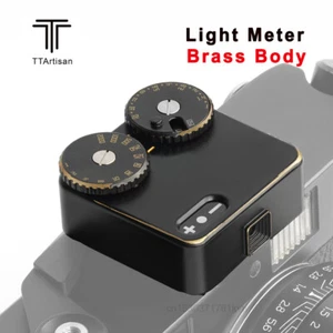 TTArtisan Electronic Camera Light Meter Photometer Set-top Two Dials Brass Body