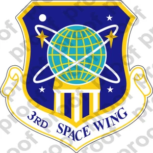 STICKER USAF 3rd Space Wing - Picture 1 of 1