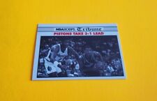 1990/91 Hoops Basketball Tribune Pistons Take 3-1 Lead Card #340 Isiah Thomas