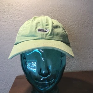 Vineyard Vines Light Green Adjustable Adult Baseball Ball Cap Hat Whale Logo - Picture 1 of 8