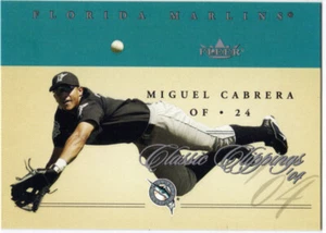 Miguel Cabrera 2004 Fleer Classic Clipping Karte #31 NM-MT Zustand - Bild 1 von 2