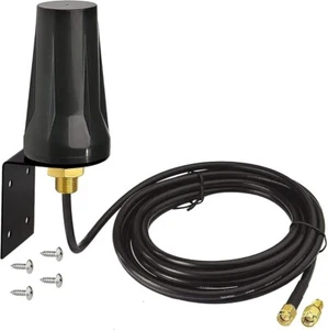 Bingfu 4G LTE Cellular Antenna Outdoor 5dBi SMA Male Antennas- 10ft Low Loss 195 - Bild 1 von 3