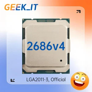 ✅Intel Xeon E5-2686v4 SR2K8 2.3GHz 18C / 36T 45MB 145W LGA2011-3 CPU E5 2686 v4 - Picture 1 of 3