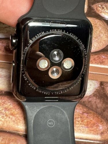 Apple Watch Edelstahl GPS + Handy Serie 3 42 mm