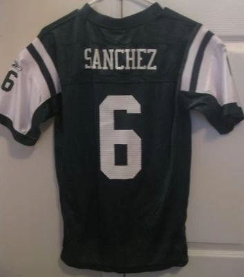 Camiseta NFL New York Jets Mark Sanchez #6 de Reebok Youth Grande (14-16) Foto 1 de 4