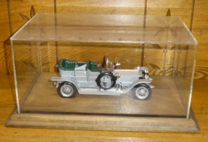 Franklin Mint Precision Model 1907 Rolls Royce Silver Ghost w/ Display Case - Picture 1 of 7