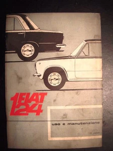 LIBRETTO DI USO E MANUTENZIONE PER FIAT 124 ANNO 1967 - Picture 1 of 1