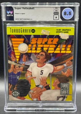 Super Volleyball TurboGrafx 16 NEX Sealed New WATA 8.5 A Graded - Image 1 of 2