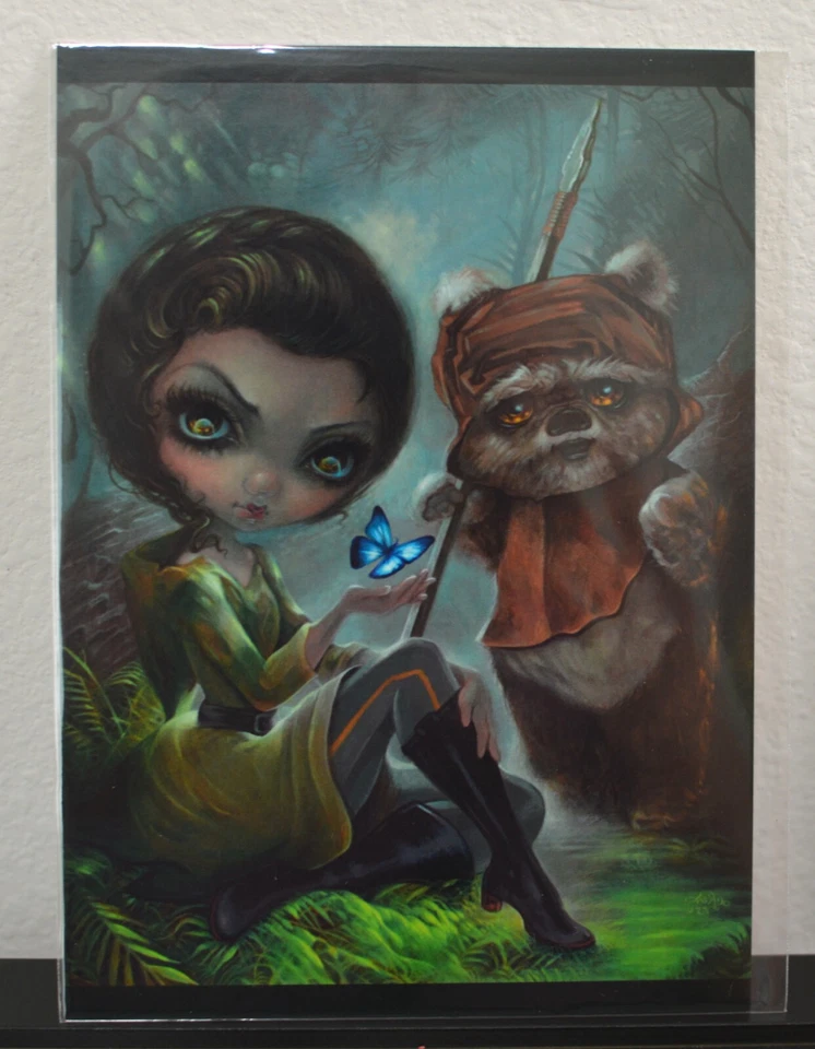 2024 Disney WonderGround Princess Leia Wicket 5x7 Postcard JamineBecket-Griffith
