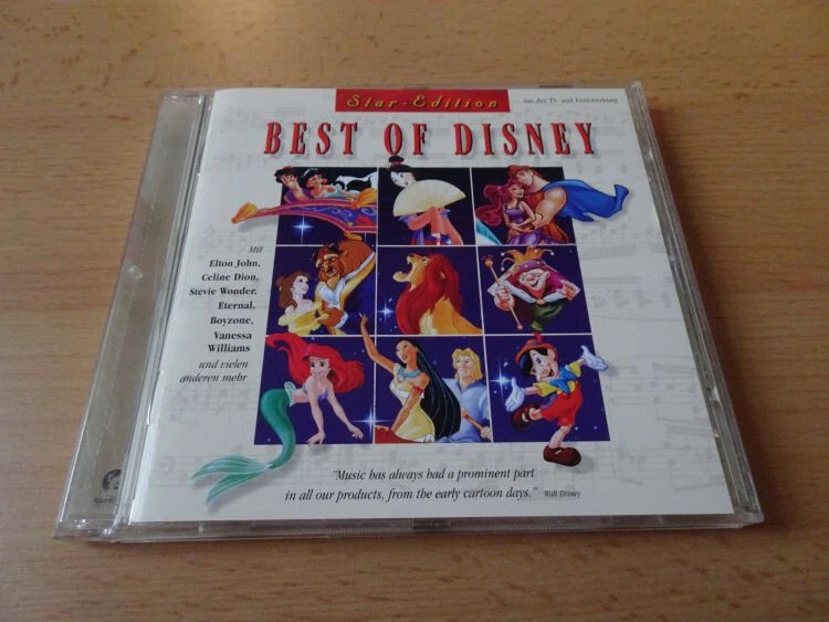 CD Best of Disney: Elton John Celine Dion Stevie Wonder Vanessa Williams Louis A - Bild 1 von 1