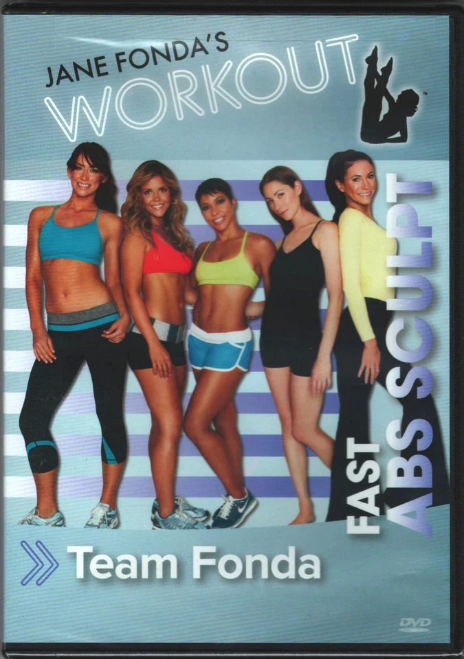 Jane Fonda's Workout Fast ABS Sculpt RARE DVD With Case & Art Buy 2 Get 1