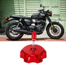 1x Red Fuel Gas Motorcycle Tank Cap For Cover 51-54mm Car Auto Replacement Parts