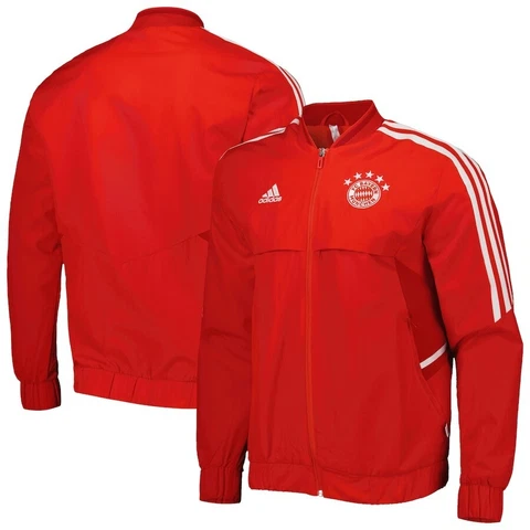 NEW Adidas FC Bayern Munich Anthem Stadium Jacket Men's M $85 NWT Authentic Cover