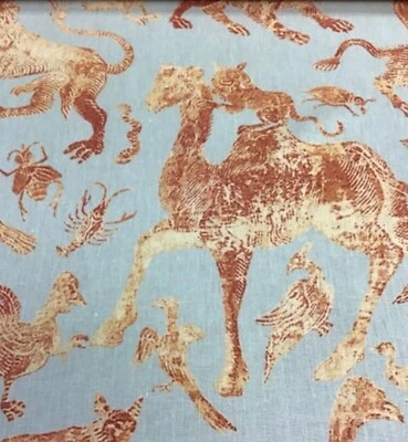 Cowtan & Tout Linen "Fete des Animaux” 10 Yards Lot - Image 1 of 4